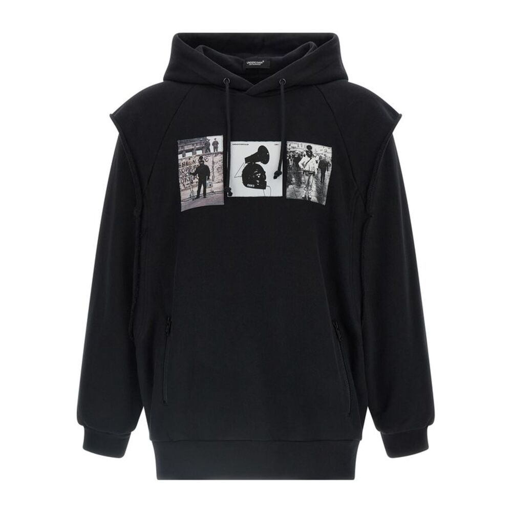 Undercover Black Cotton Men's Sweatshirt